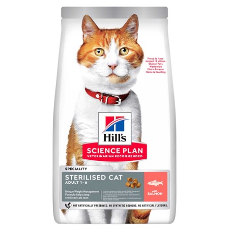 Hills Feline Adult Sterilised Salmon 15 kg